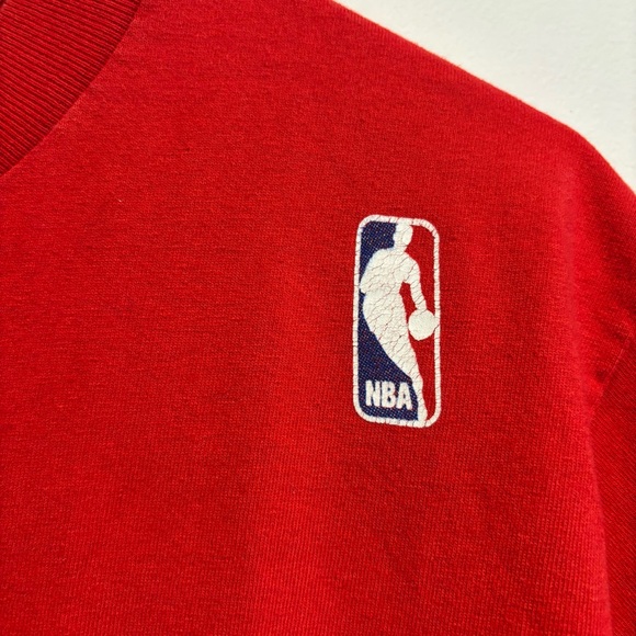 NBA Chicago Bulls #1 Derrick Rose Red Shirsey T shirt Medium Adidas - Picture 6 of 11